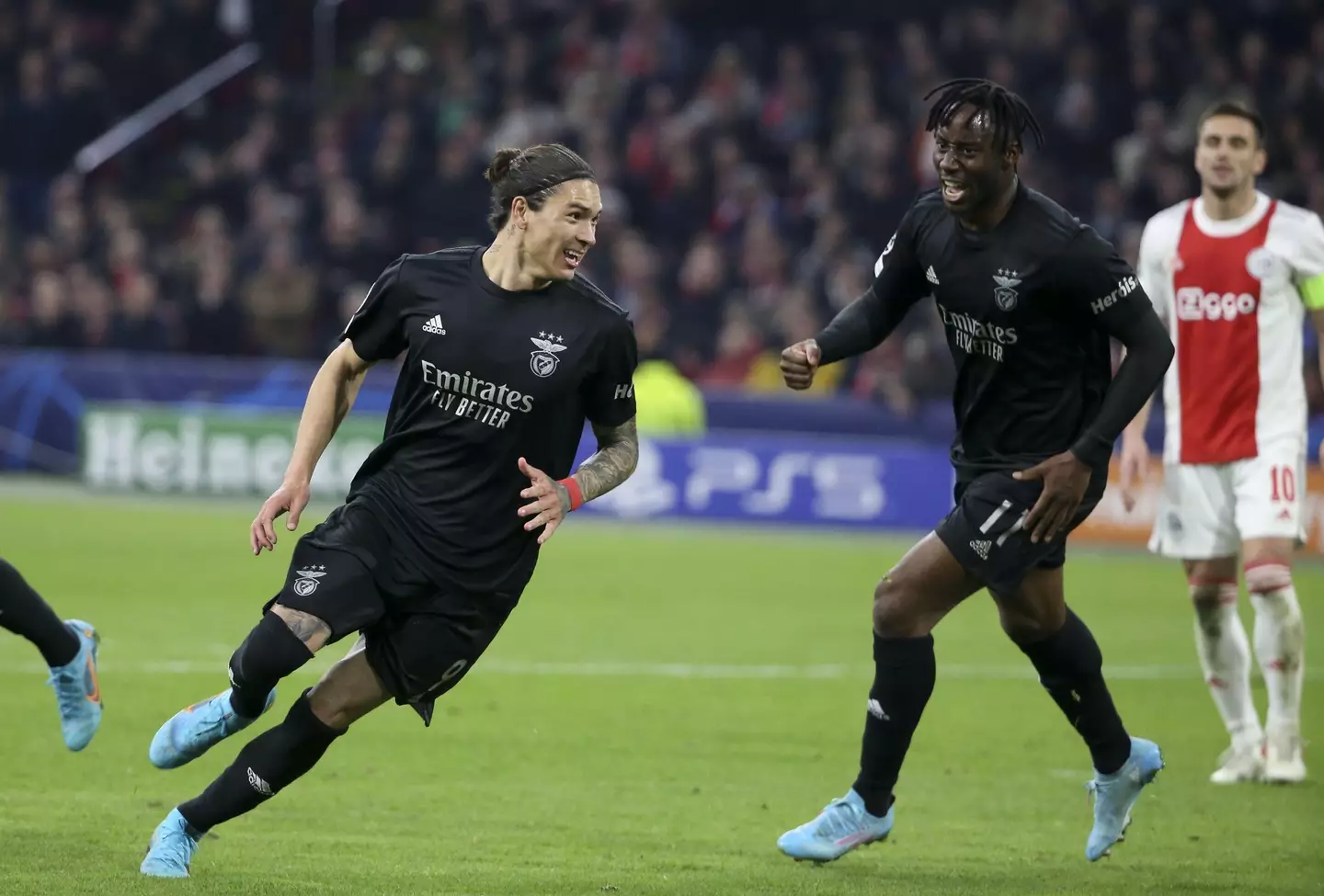 Nunez also scored against Ten Hag's Ajax. Image: Alamy