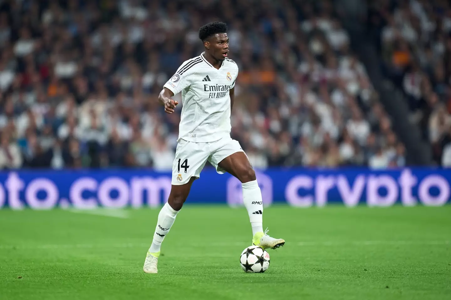 Aurelien Tchouameni in action for Real Madrid. Image: Getty