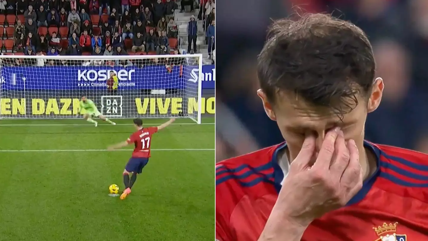 Fans staggered by the worst penalty in history in Osasuna vs Valencia