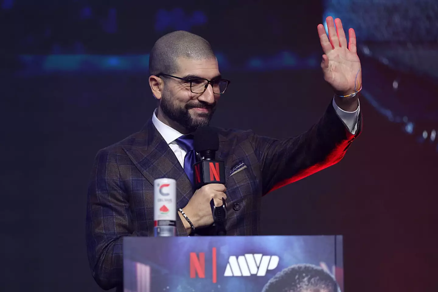 Ariel Helwani was a key part of the coverage of Paul v Joshua. (Image: Megan Briggs/Getty Images for Netflix)