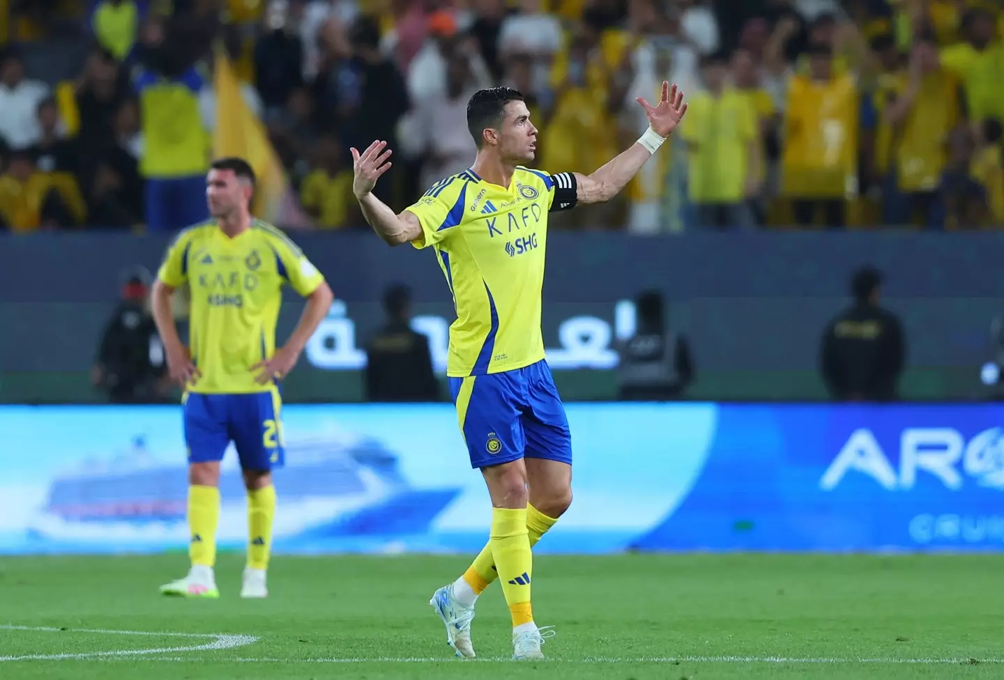 Ronaldo continues to ply his trade for Al Nassr at 40 (Getty)