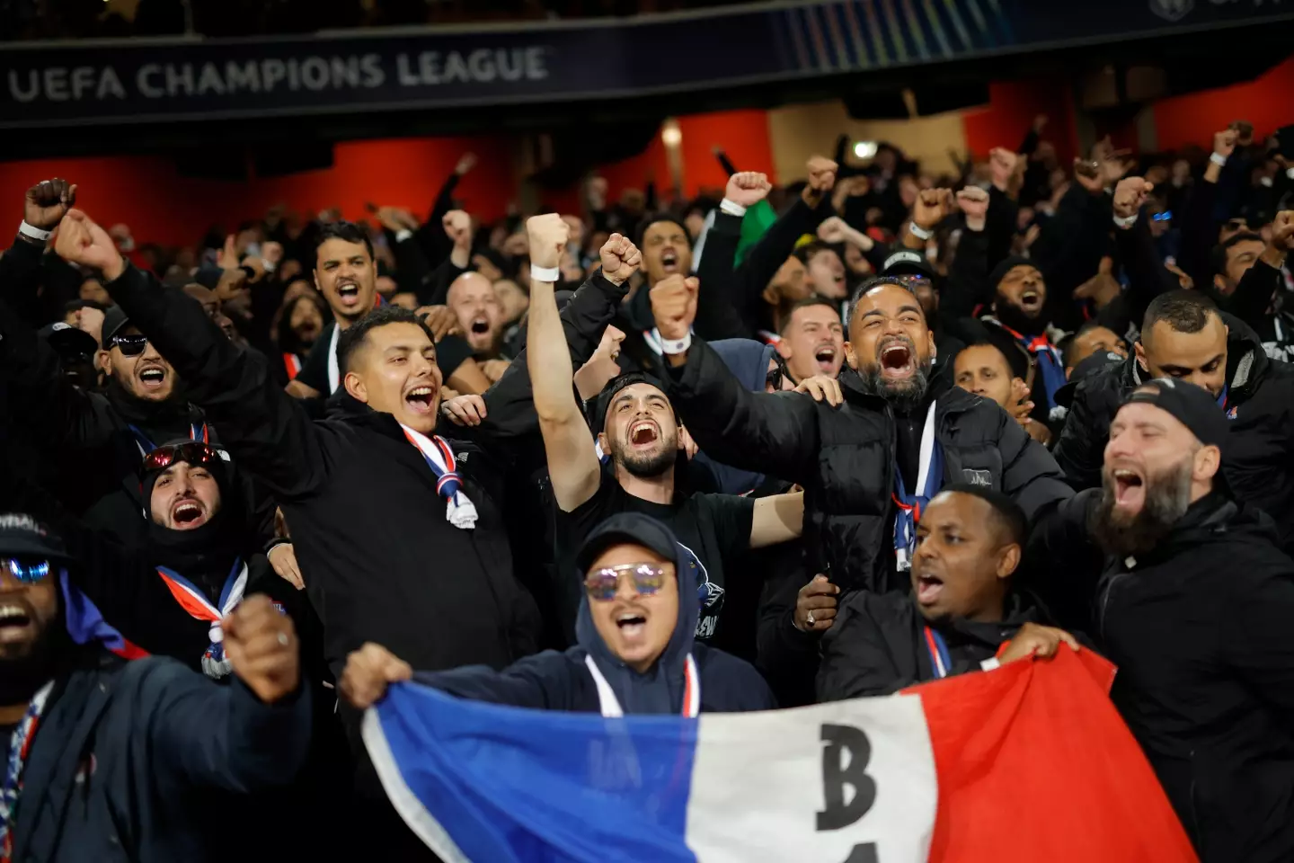 PSG fans have been frustrated by Arsenal's tickets decision. Image: Getty