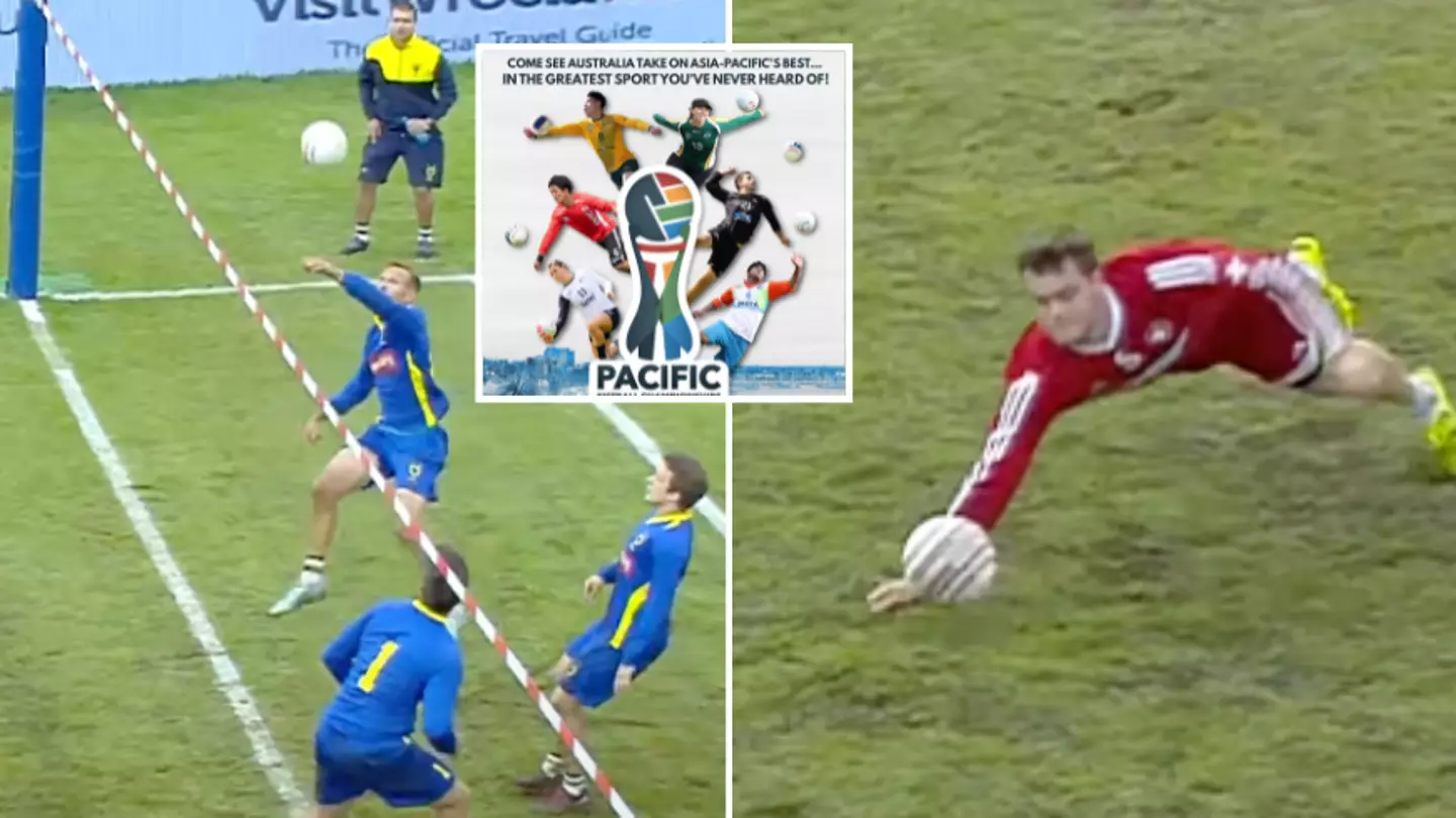 Australia is hosting an international 'fistball' competition, the sport is absolutely wild