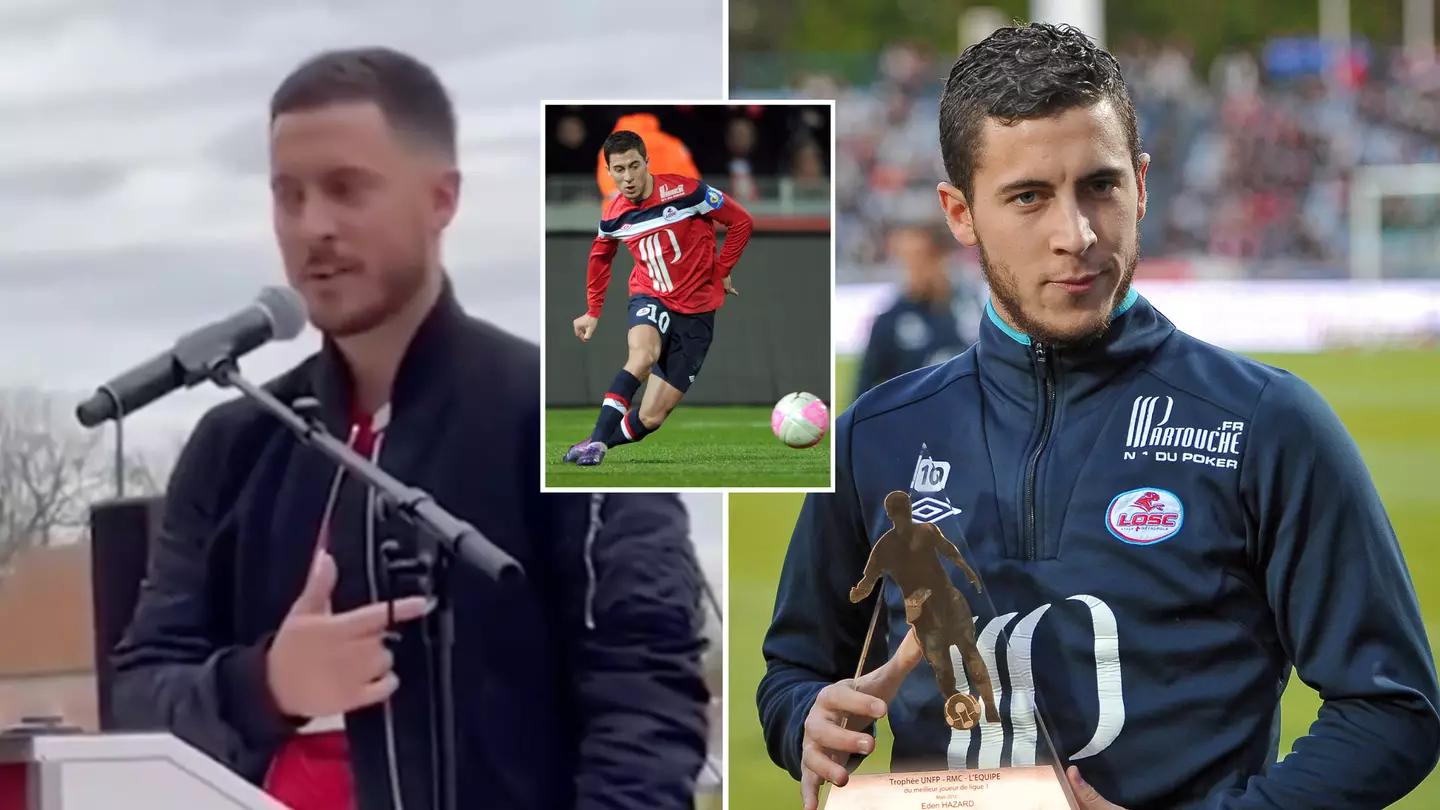 Eden Hazard set three hilarious rules at opening of Lille training pitch named after him