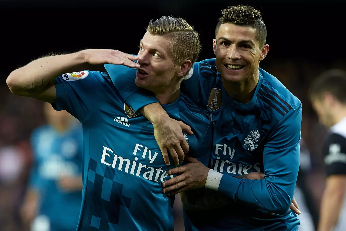 Kroos and Ronaldo during their time together at Real Madrid. (Image