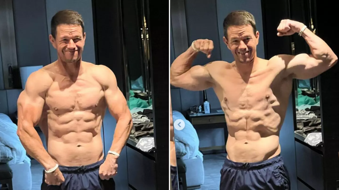 51-year-old Mark Wahlberg shows off his ripped physique, he's an absolute unit