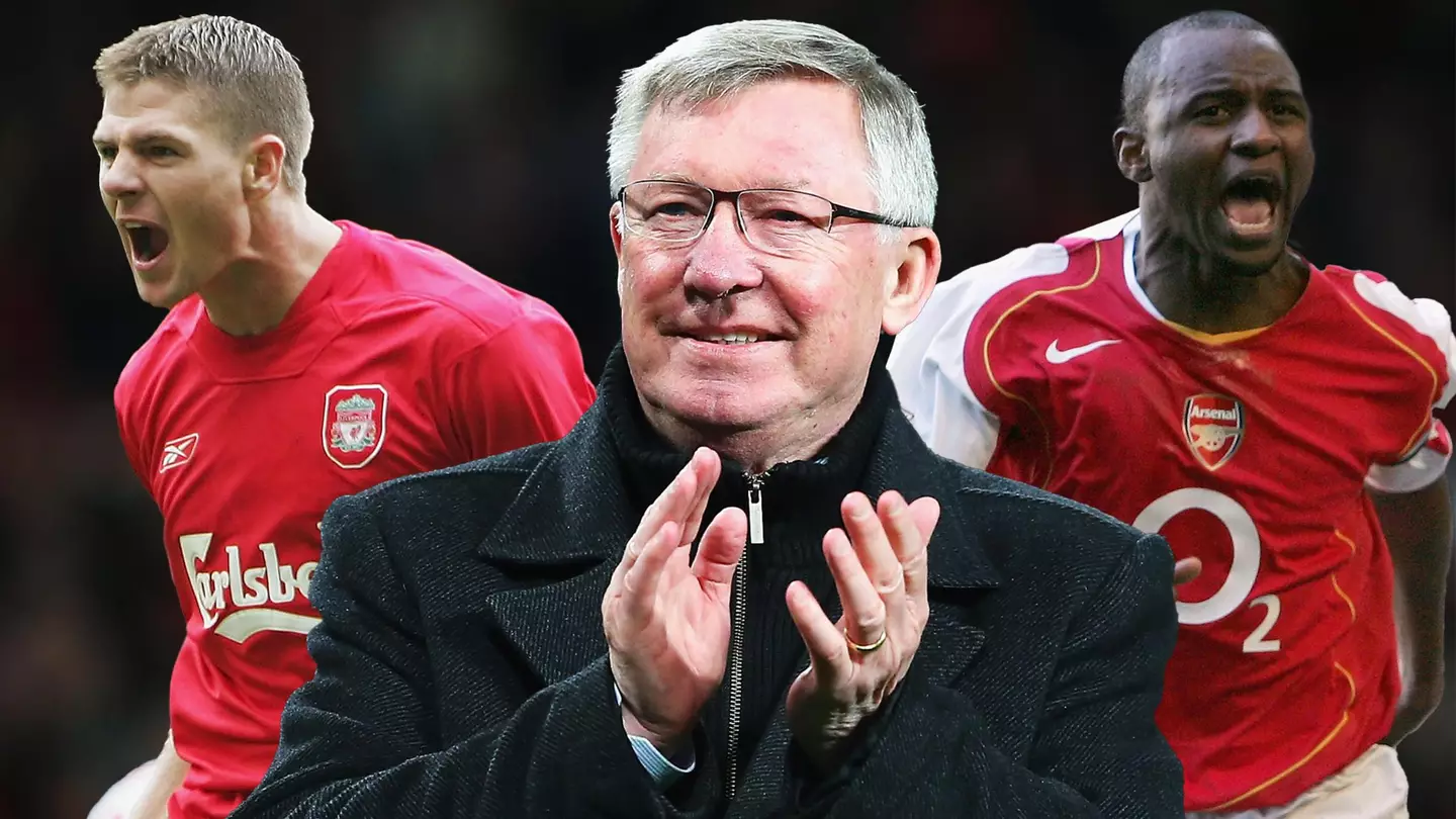 Sir Alex Ferguson had no doubts when choosing between Steven Gerrard and Patrick Vieira as the most influential player