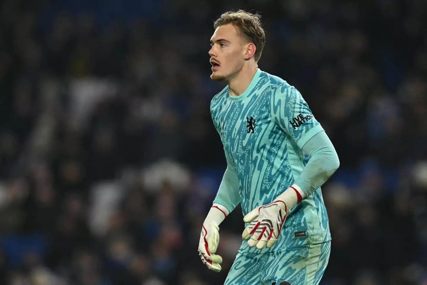 Filip Jorgensen signed for Chelsea from Villarreal in the summer transfer window (Image: Getty)