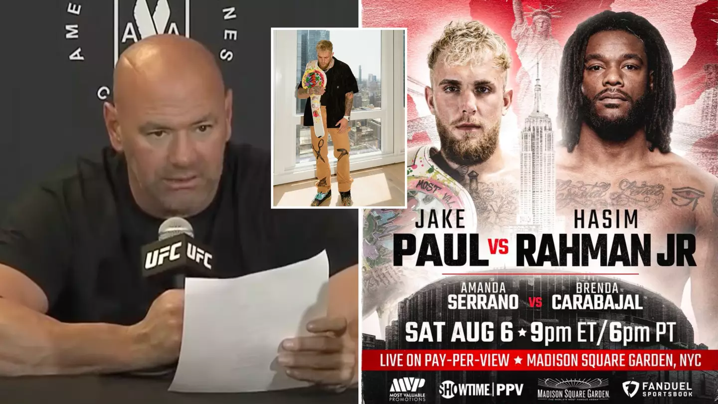 Dana White Has An Interesting Theory For Jake Paul vs Hasim Rahman Jr. Cancellation