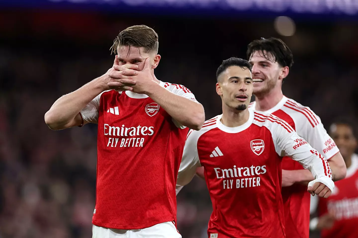 Arsenal beat Atletico Madrid 4-0 in the Champions League. (Image: Alex Pantling/Getty Images)