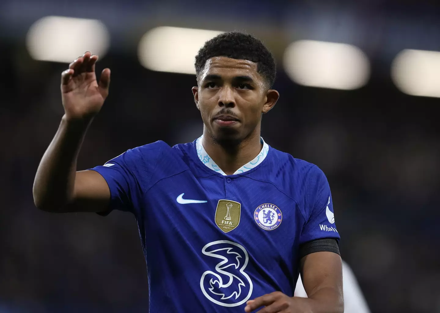 New signing Wesley Fofana in Champions League action for Chelsea. (Alamy)