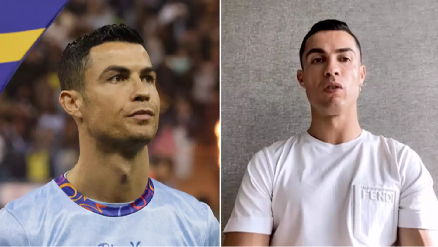 Cristiano Ronaldo reacts after Al Nassr part ways with manager Rudi Garcia