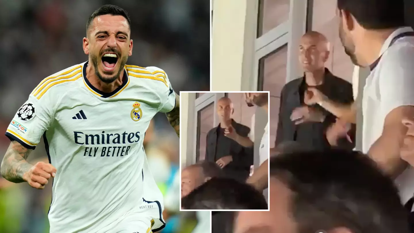 Fans spot what Zinedine Zidane did after Joselu's winning goal for Real Madrid vs Bayern Munich