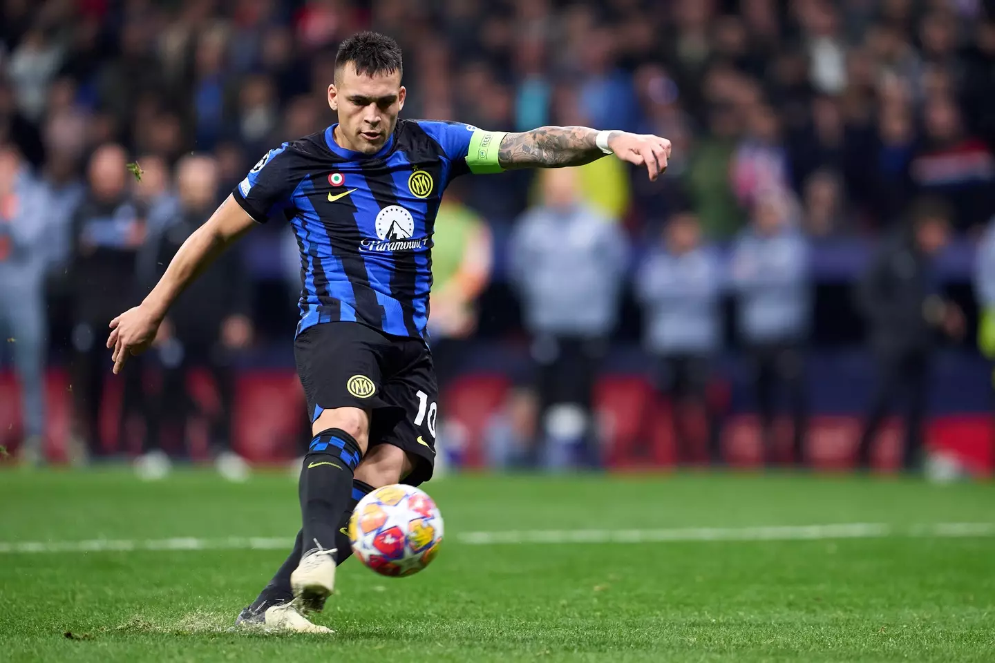 Lautaro Martinez blazed his penalty over the crossbar (