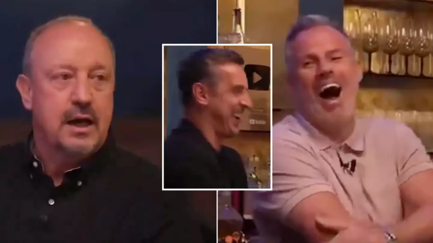 Rafa Benitez destroys Jamie Carragher with savage £200m comment to leave Gary Neville in stitches