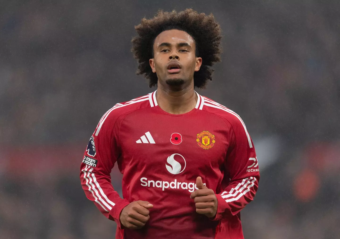 Joshua Zirkzee has been heavily linked with an exit from Manchester United. Image: Getty