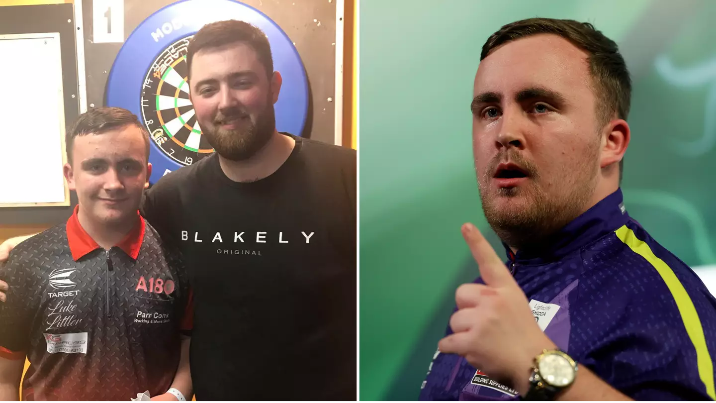 Luke Littler nearly beat World Darts Championship final opponent Luke Humphries aged 12 as throwback picture emerges