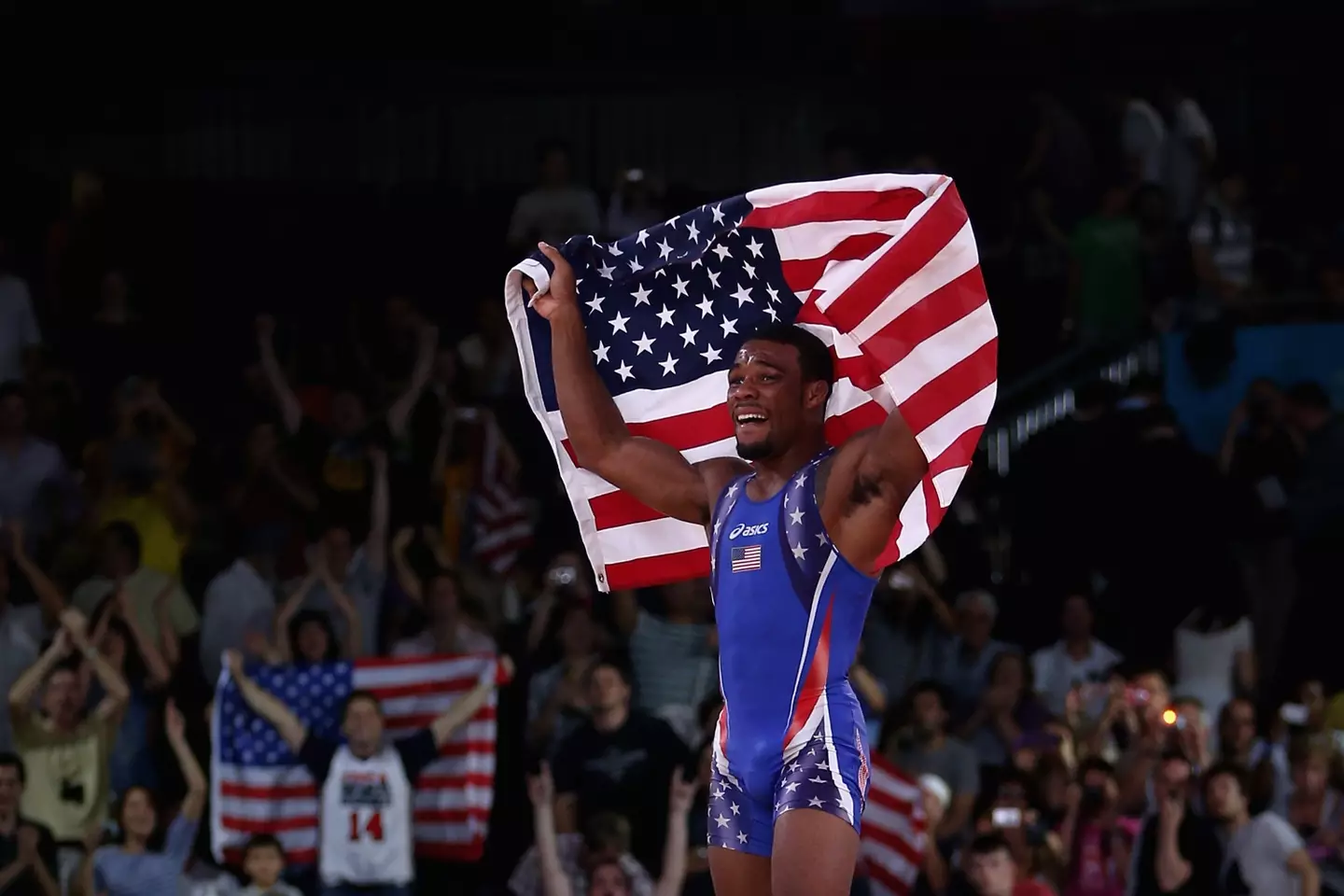 Jordan Burroughs told Joe Rogan details of the London 2012 Olympic village. (Image: Getty)