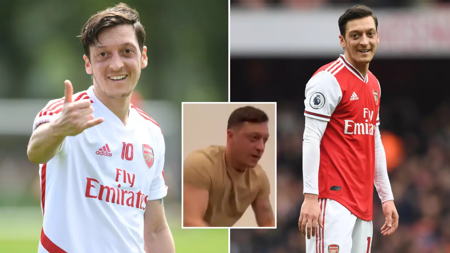Mesut Ozil looks unrecognisable as former Arsenal star shows off insane body transformation