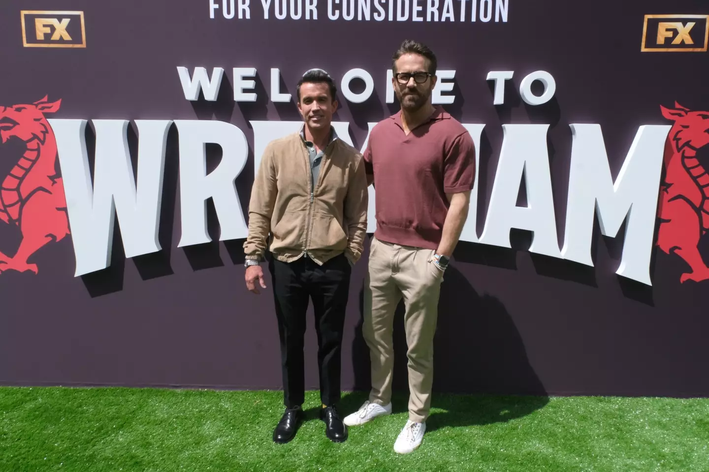 Ryan Reynolds and Rob McElhenney's European ambitions for Wrexham have been dealt a blow. Image: Getty