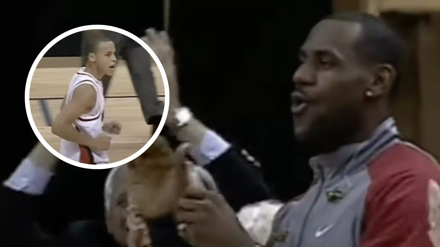 LeBron James was left visibly stunned after watching wild Steph Curry moment during their first meeting