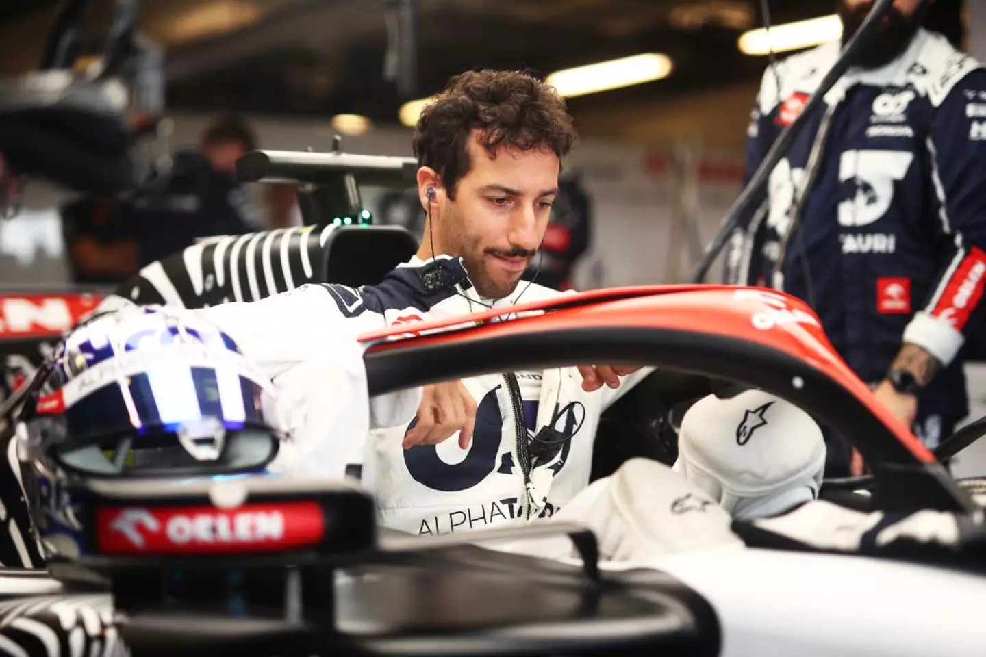 AlphaTauri (rebranded as RB Formula 1 Team for 2024) driver Daniel Ricciardo (