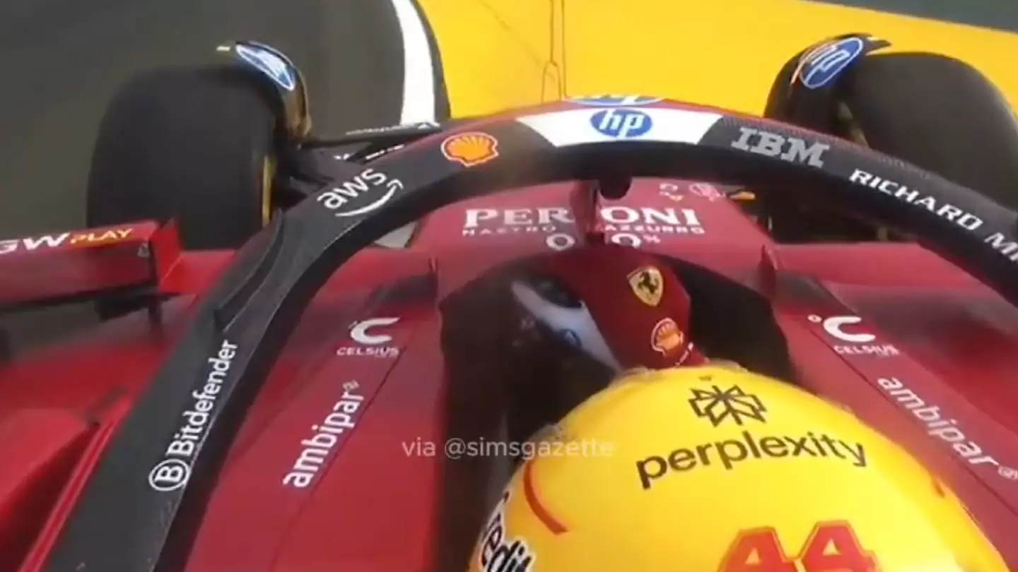 Ferrari fans are extremely worried about Lewis Hamilton after hearing his message at finishing line of Hungarian GP