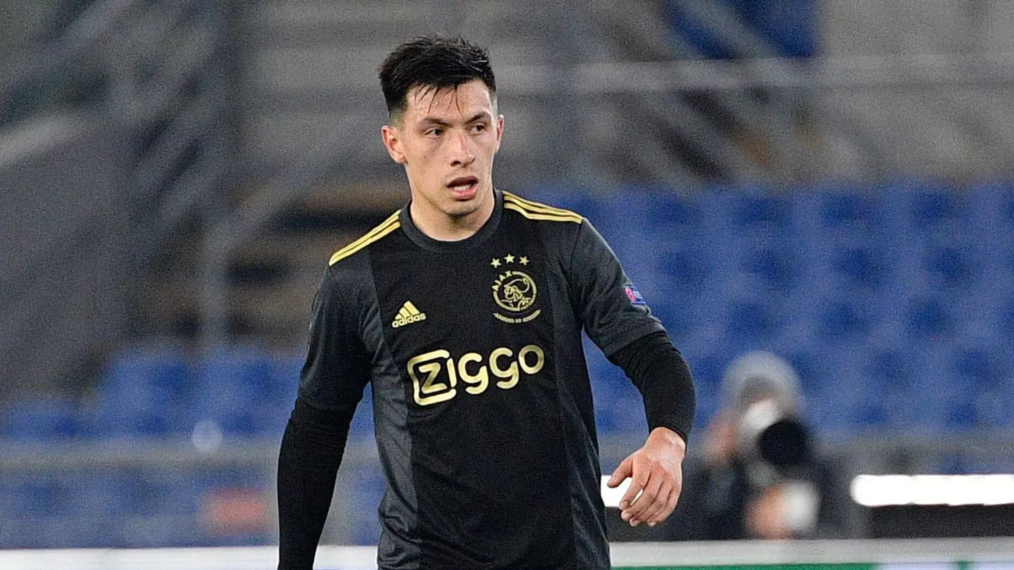 Lisandro Martinez for Ajax. (Alamy)