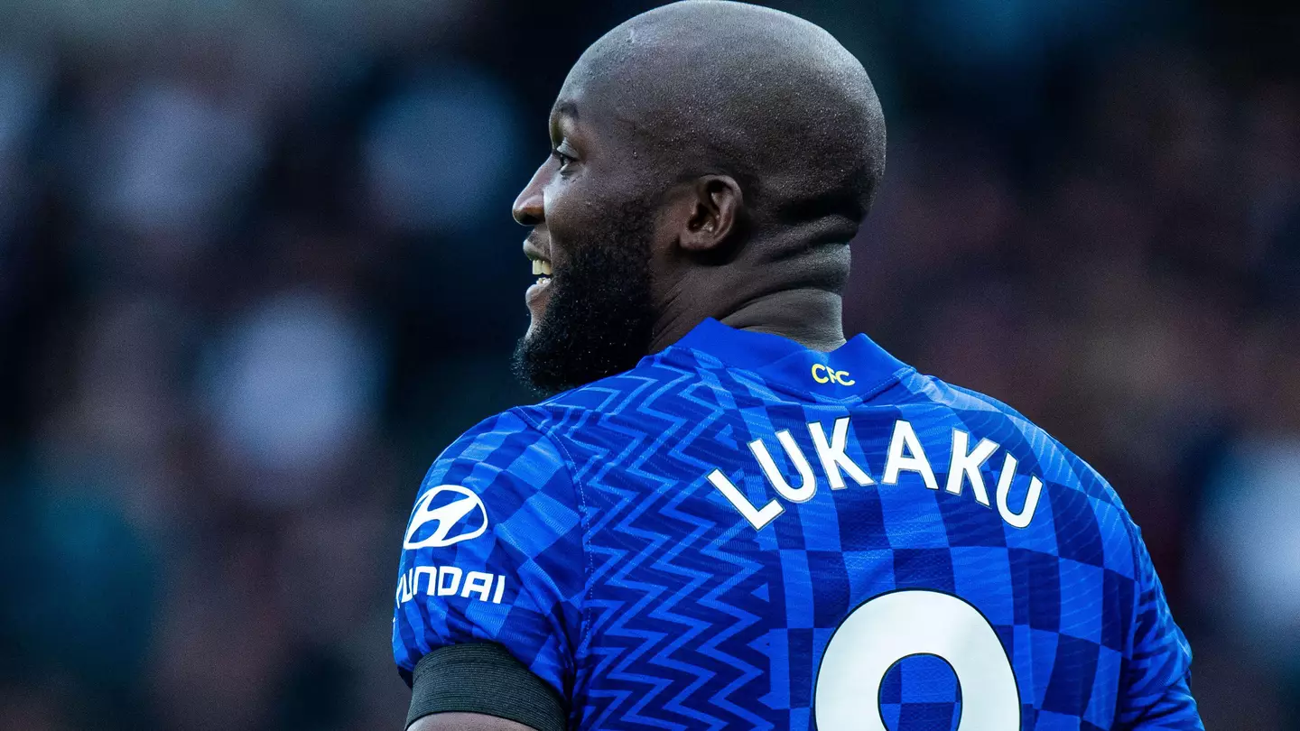 Romelu Lukaku playing for Chelsea against Tottenham Hotspur. (Alamy)
