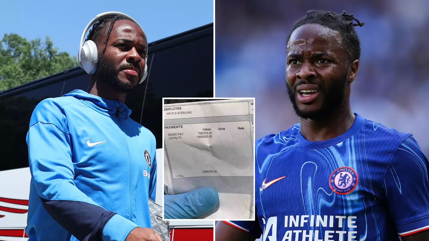 Raheem Sterling had his ‘payslip’ leaked after ‘leaving it in his car at a garage'