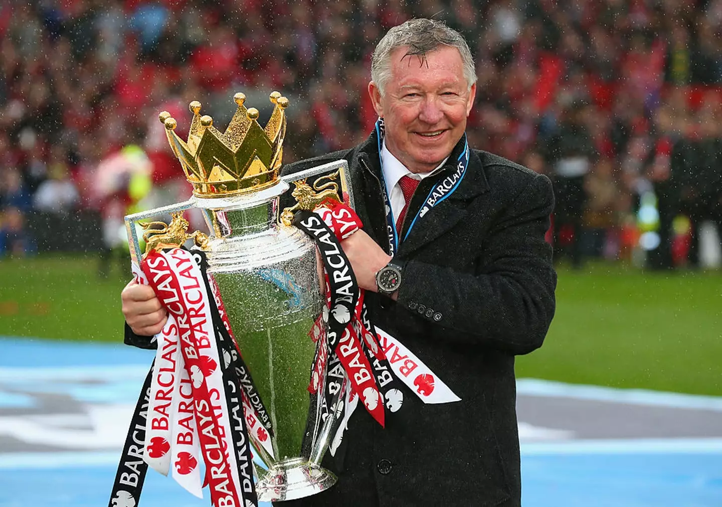 Sir Alex Ferguson won 13 Premier League titles at Man Utd (Credit:Getty)