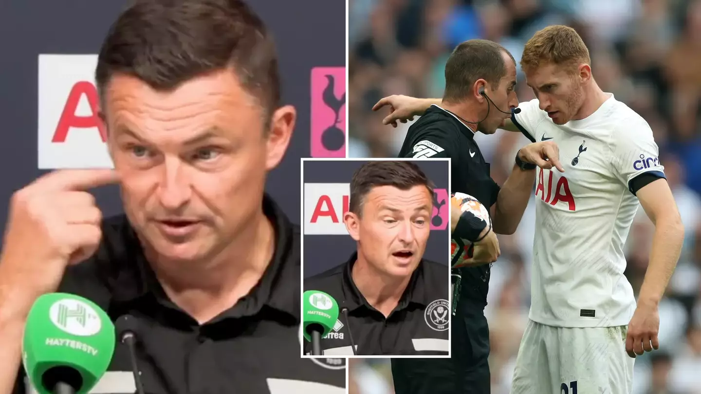 Sheffield United boss goes on extraordinary rant after Spurs loss, he claims referees are 'killing game'
