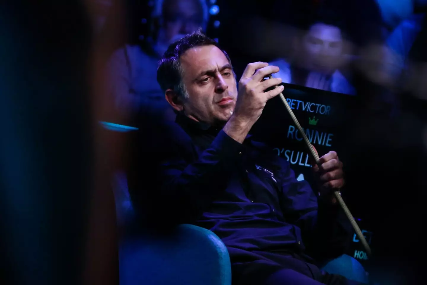 Ronnie O'Sullivan pictured during the 2024 English Open -