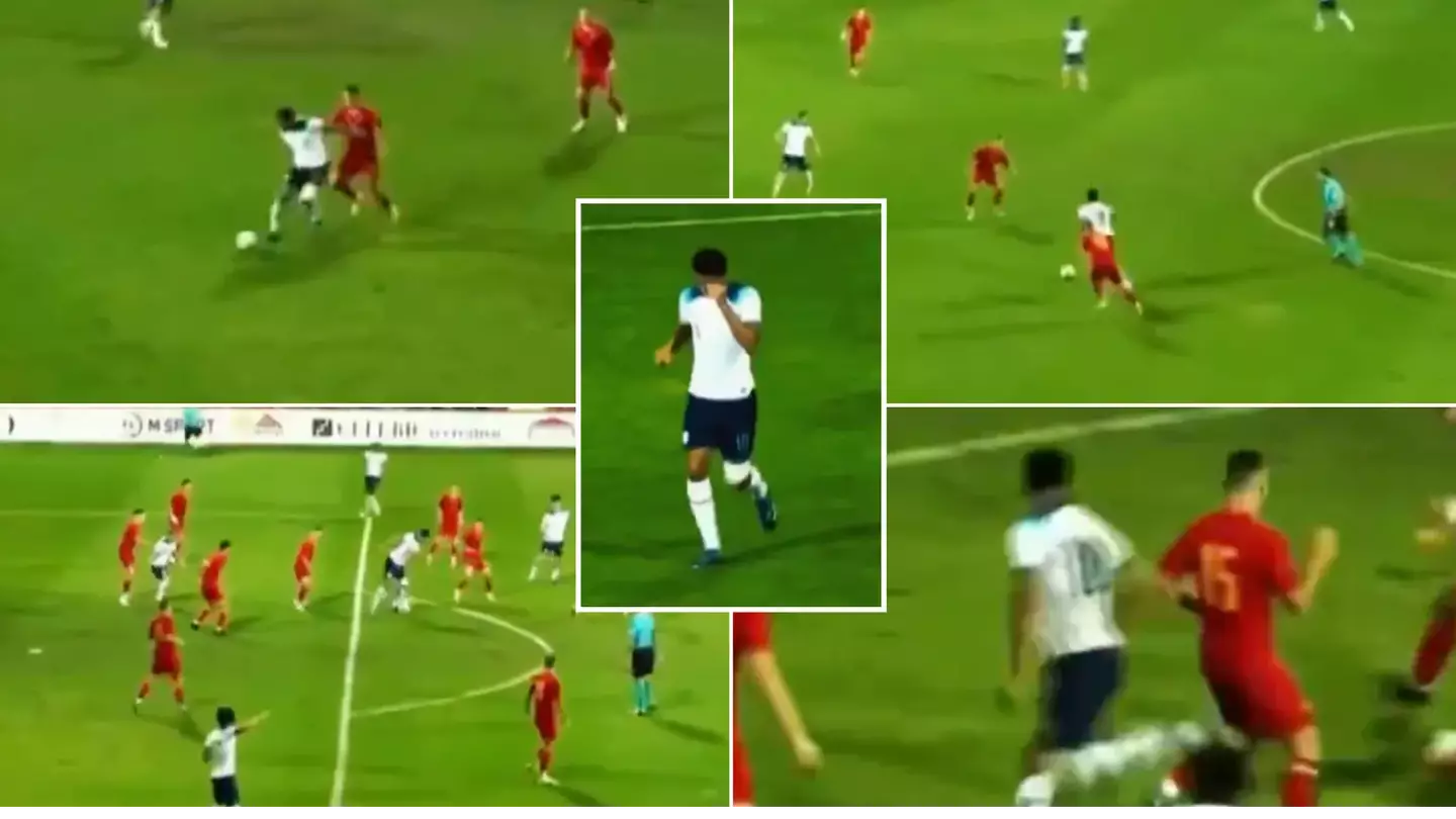 Compilation of Jobe Bellingham's performance for England Under-19s is going viral
