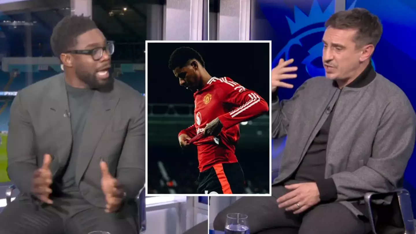 Gary Neville and Micah Richards in heated row over Marcus Rashford as tempers fray in Sky studio