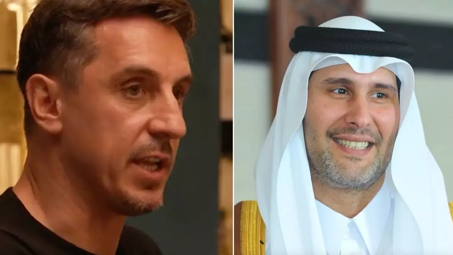 Gary Neville expertly dissects Sheikh Jassim pulling out of race to buy Man Utd