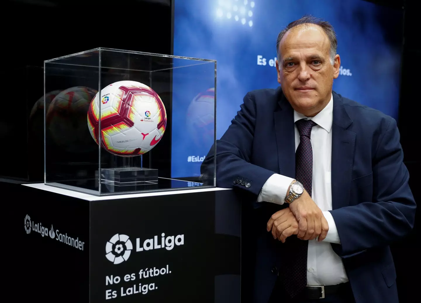 La Liga president, Javier Tebas. REUTERS / Alamy