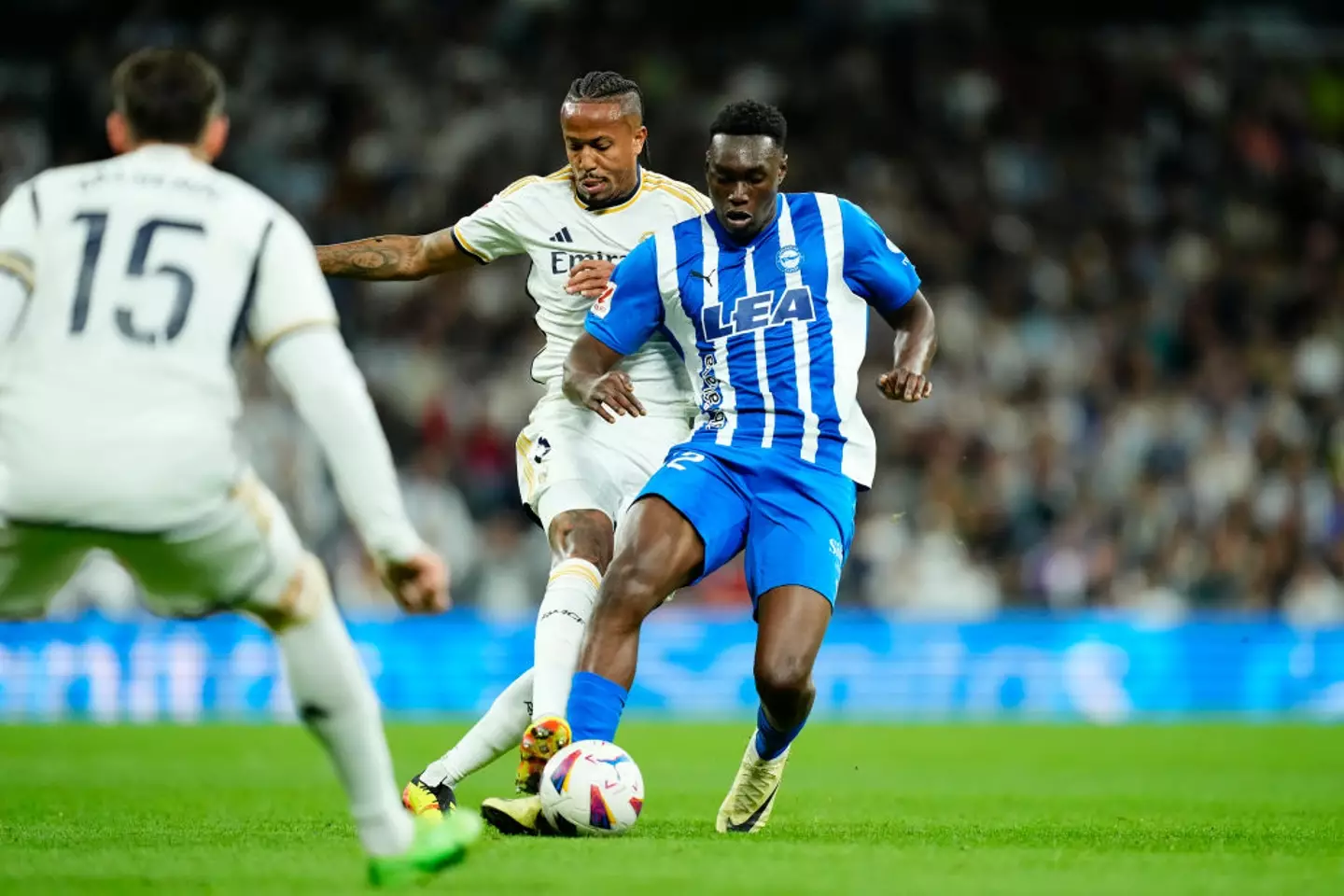 Samu Omorodion made 36 appearances in La Liga in 2023/24. (Image: Getty)