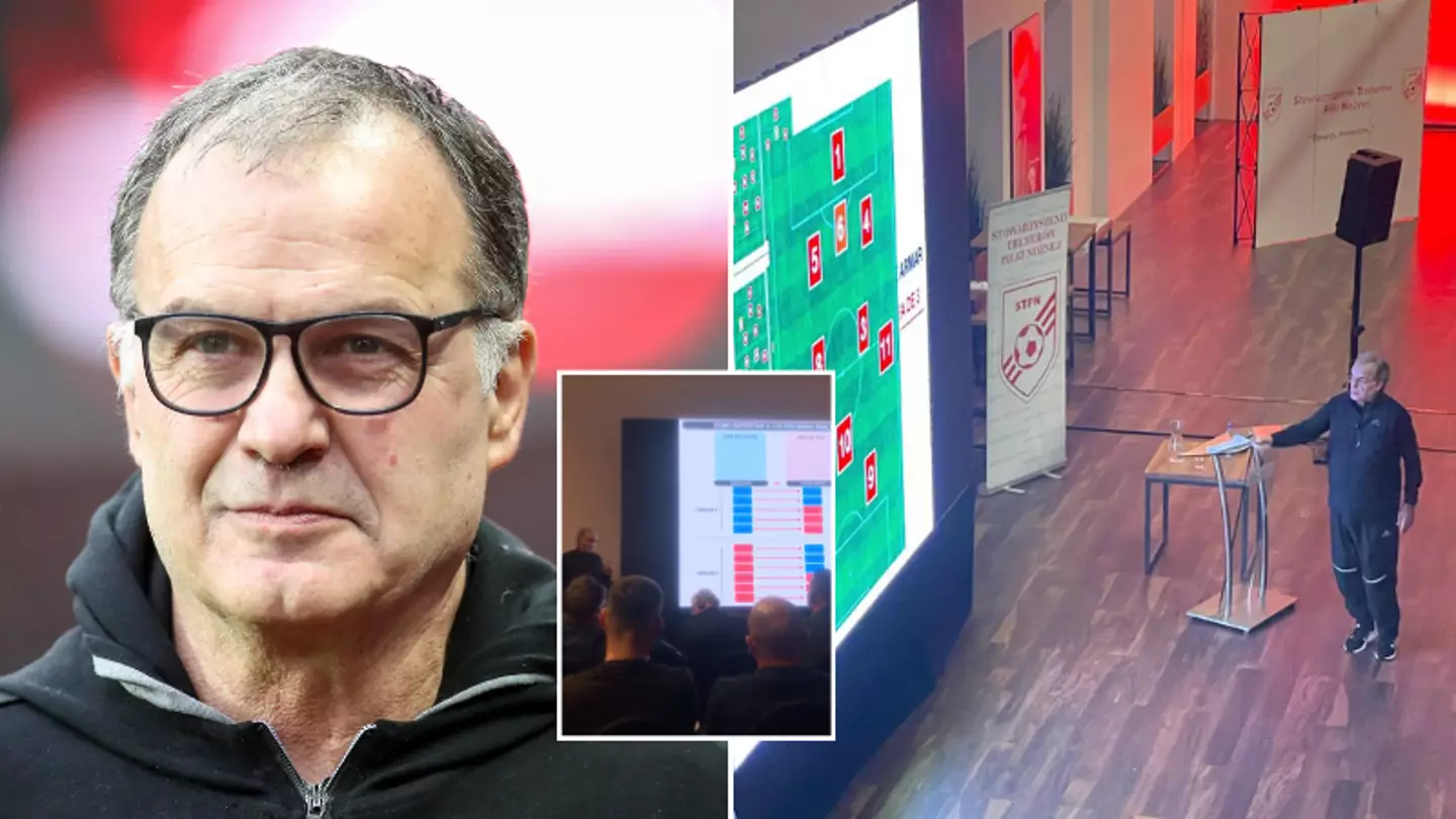 Marcelo Bielsa gives lecture on Poland national team, he watched their last 50 games and compiled reports on 65 players