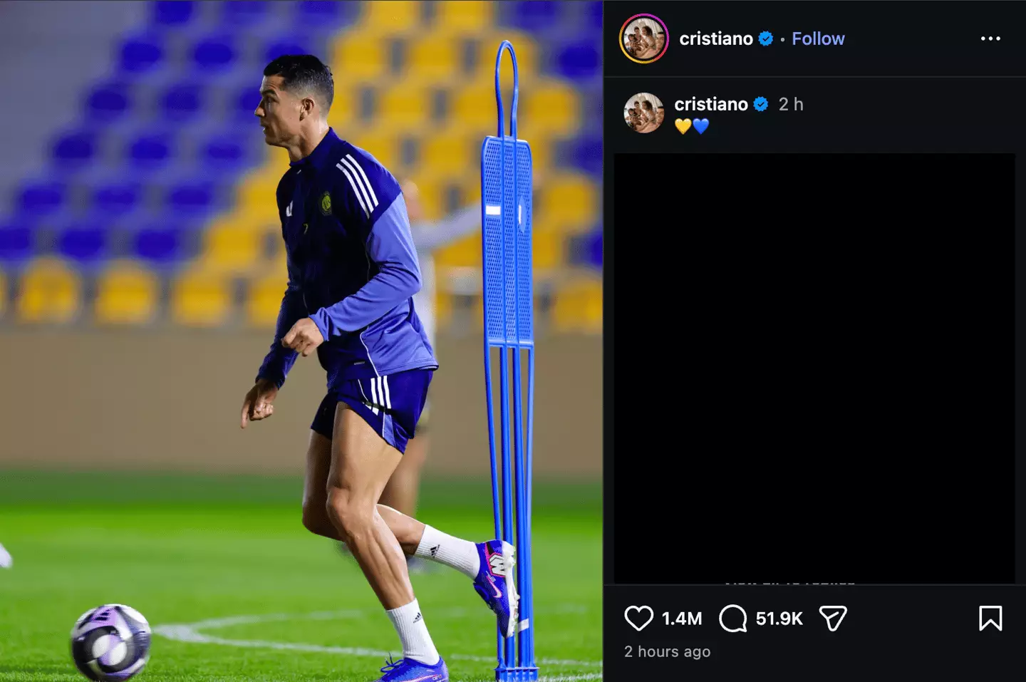 Image: Instagram/@cristiano