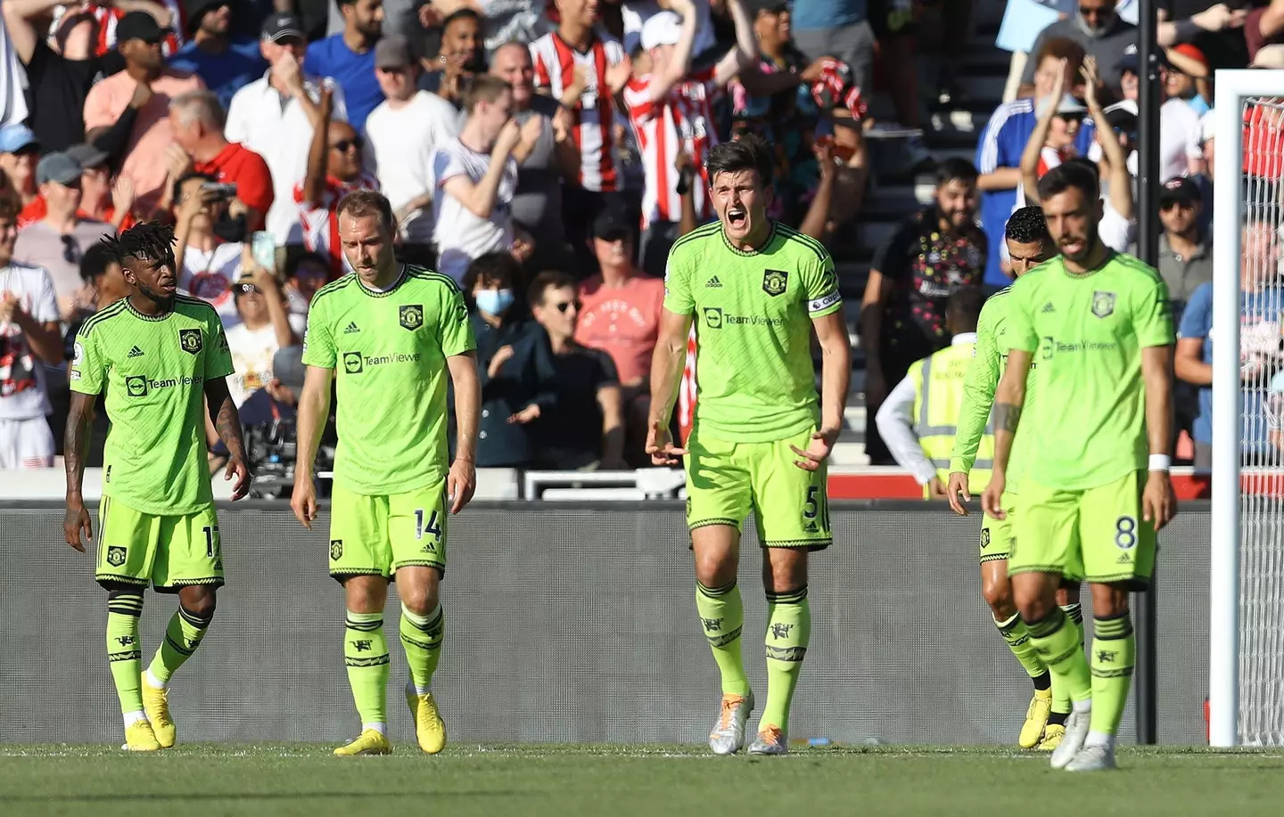 Manchester United suffered a 4-0 defeat to Brentford earlier this month. (Alamy)