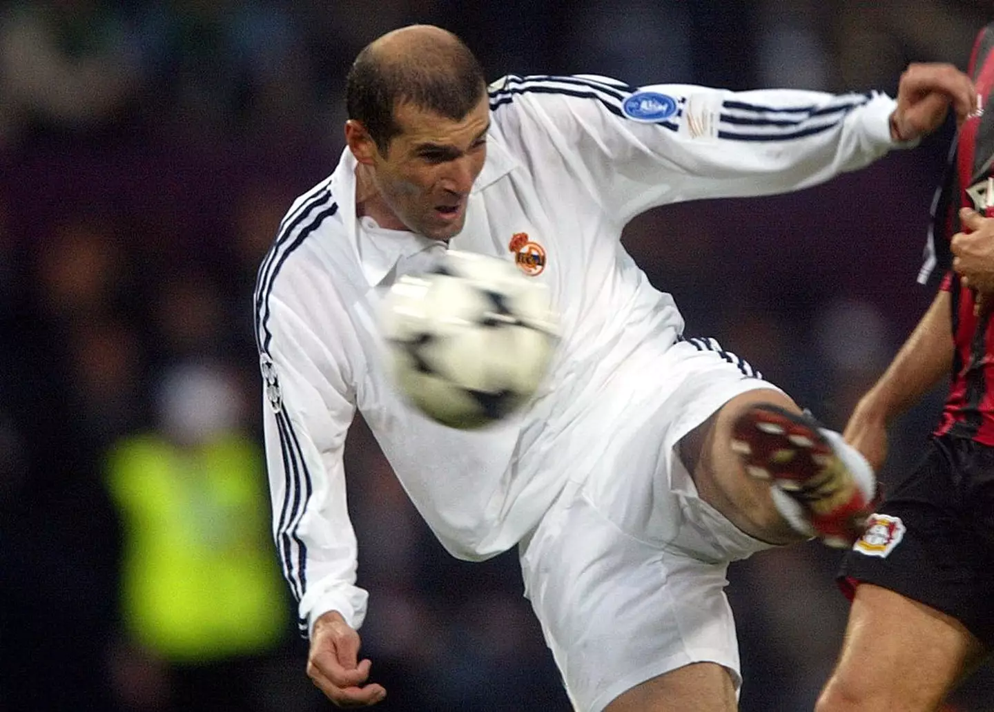 Zidane named the goal against Bayer Leverkusen as his favourite (Image: Getty)