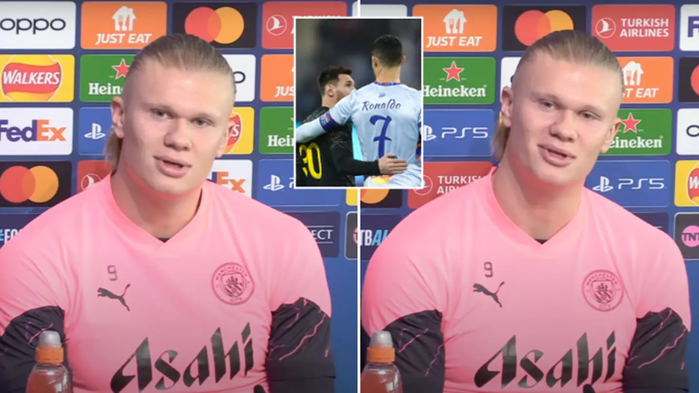 Erling Haaland settles Lionel Messi vs Cristiano Ronaldo GOAT debate with retirement answer