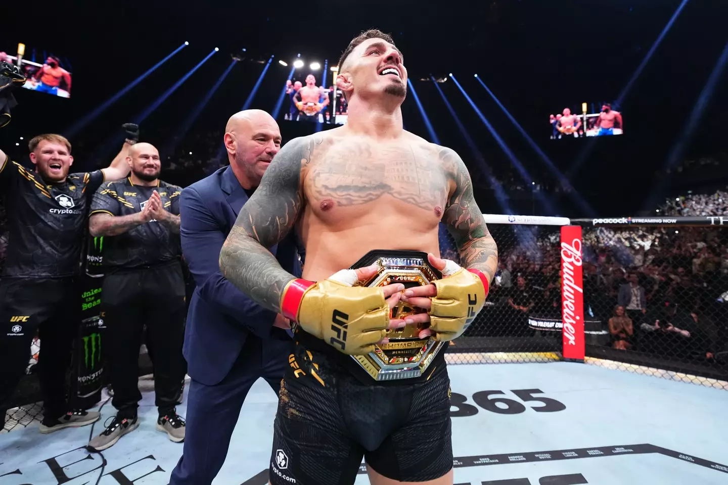 Daniel Cormier believes Jon Jones could return to the UFC if Tom Aspinall loses his next fight. Image: Getty