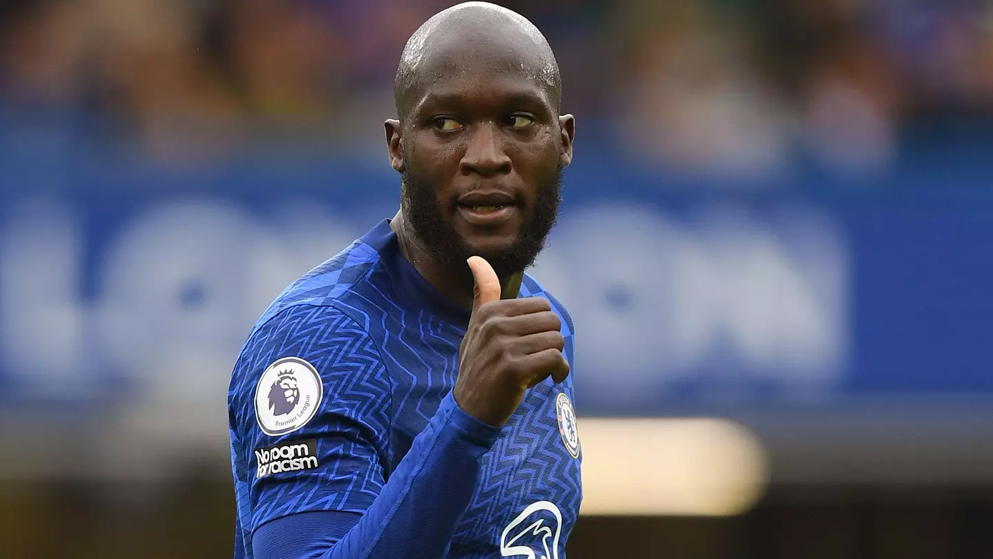 Romelu Lukaku during the Premier League match at Stamford Bridge. (Alamy)