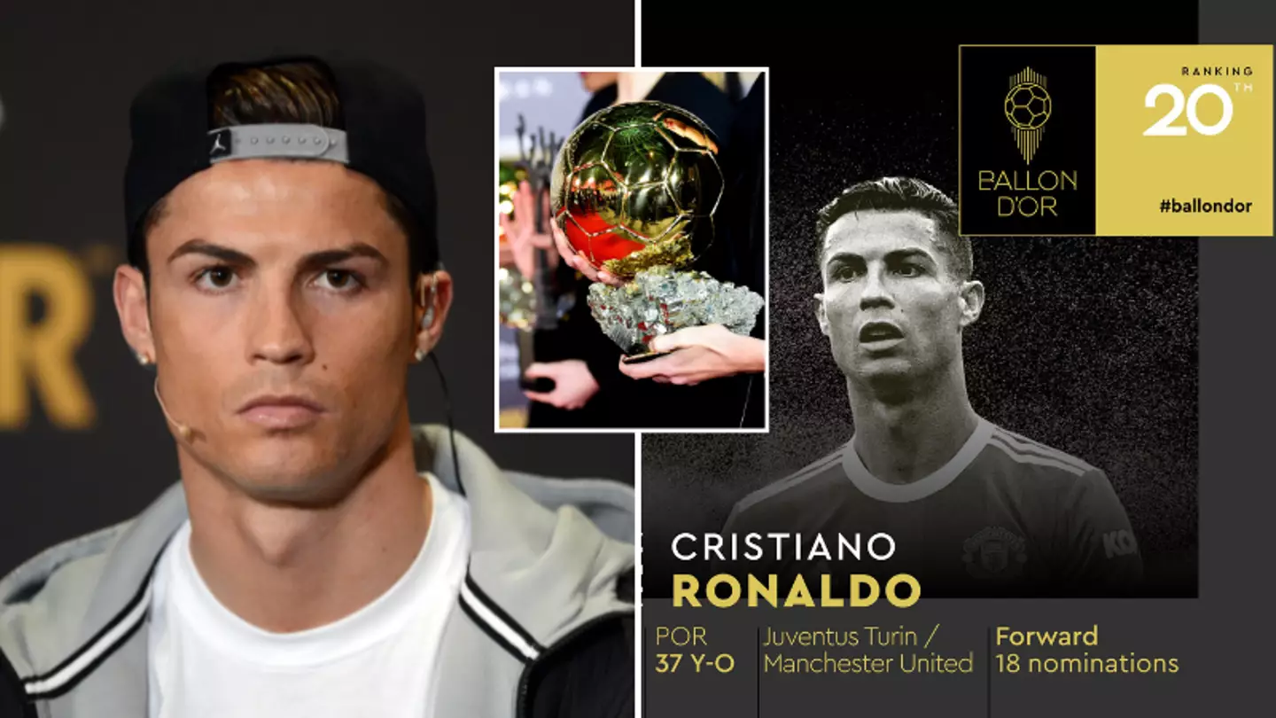 Cristiano Ronaldo has finished in 20th place in the 2022 Ballon d'Or race