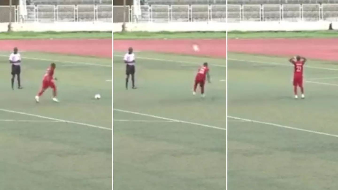 Nigerian Team Accused Of 'Match-Fixing' After Bizarre Shootout With One Penalty Going Out For A THROW-IN
