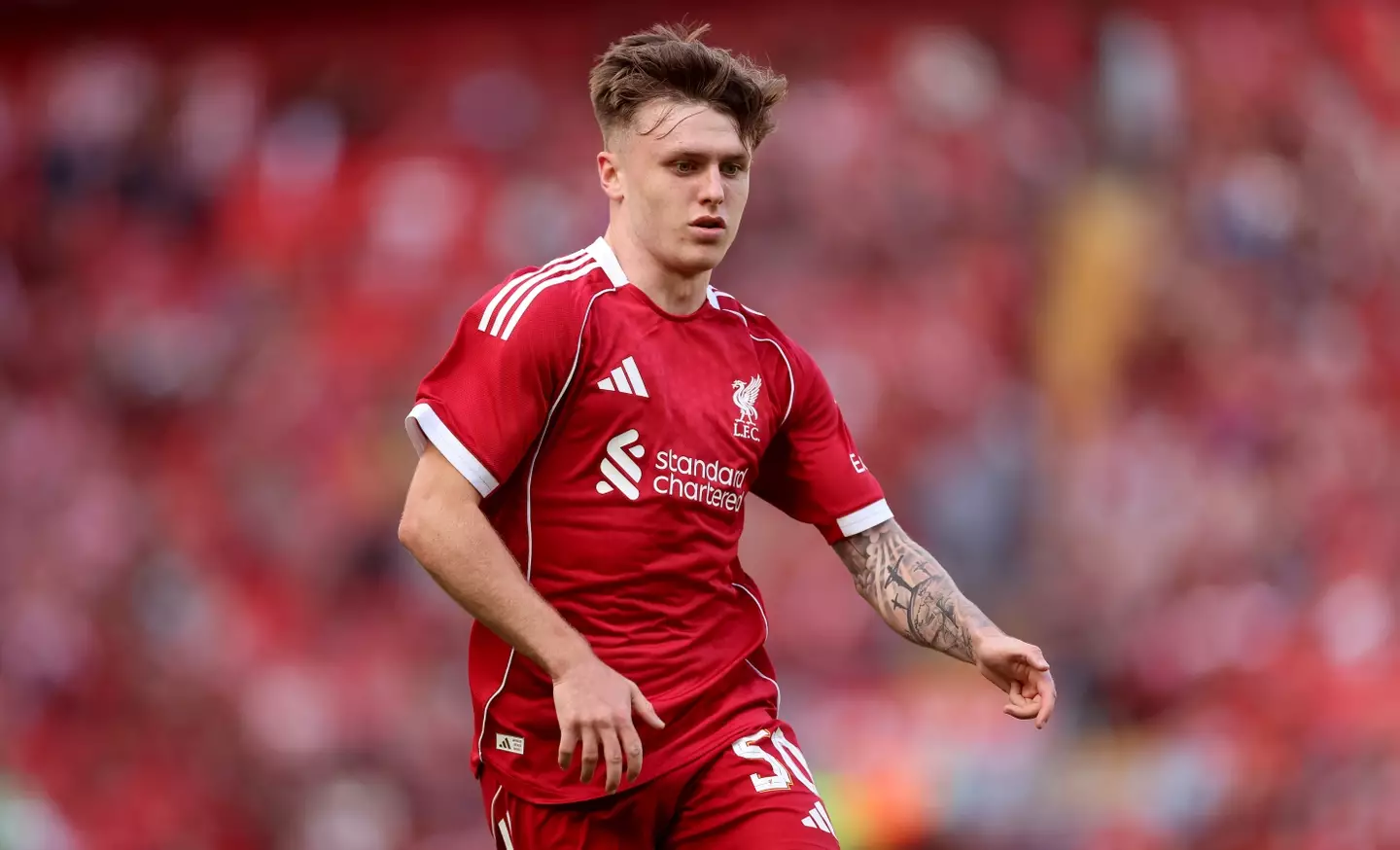 Ben Doak is closing in on a move to Bournemouth for £25 million. Image: Getty