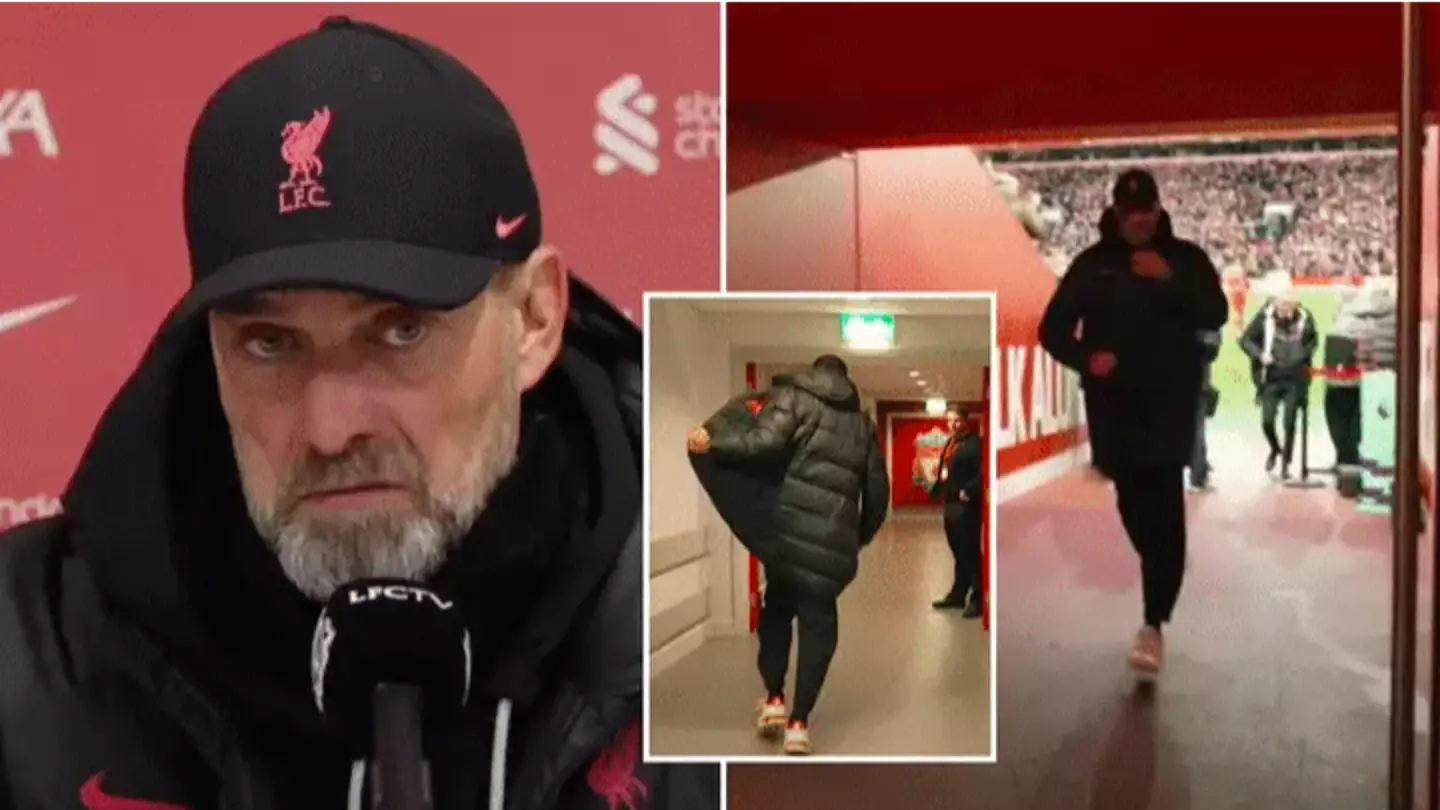 The real reason why Jurgen Klopp always runs down the tunnel at half-time in Liverpool matches