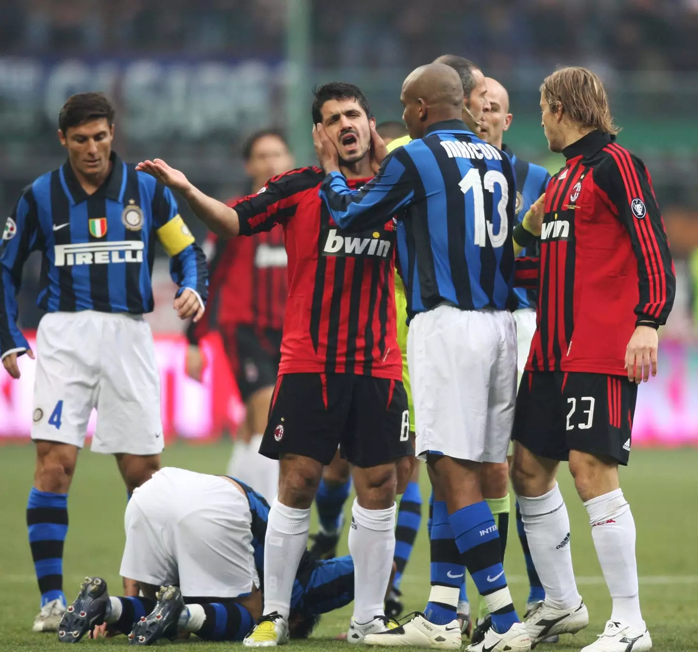 The Milan derby is a classic. Image: Getty